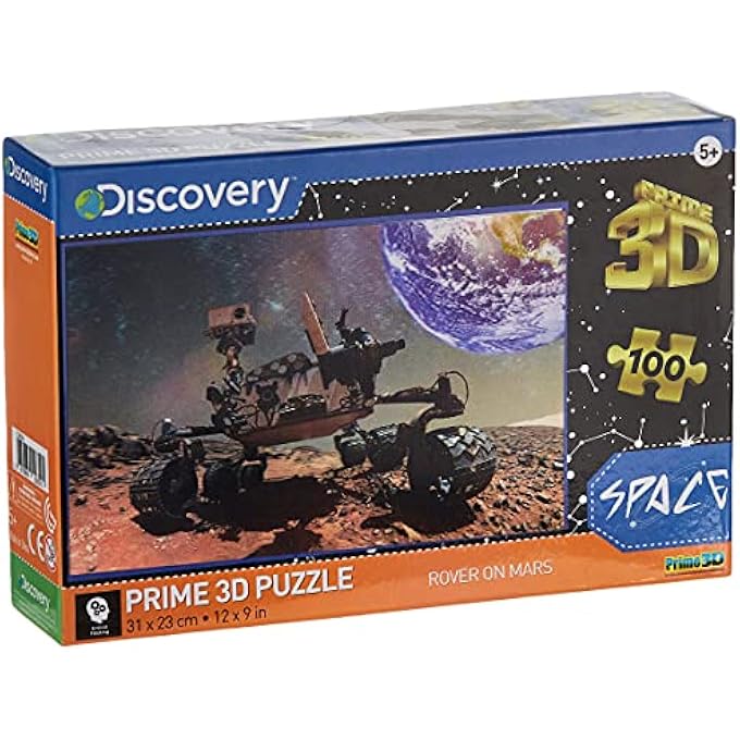 DISCOVERY LICENSED - ROVER ON MARS PUZZLE - 100 PCS - Image 1